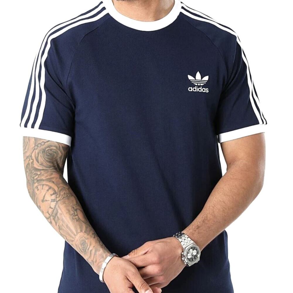 Adidas Originals Men's Size Small 3-Stripes Trefoil Short Sleeve Tee NWT SKU 091